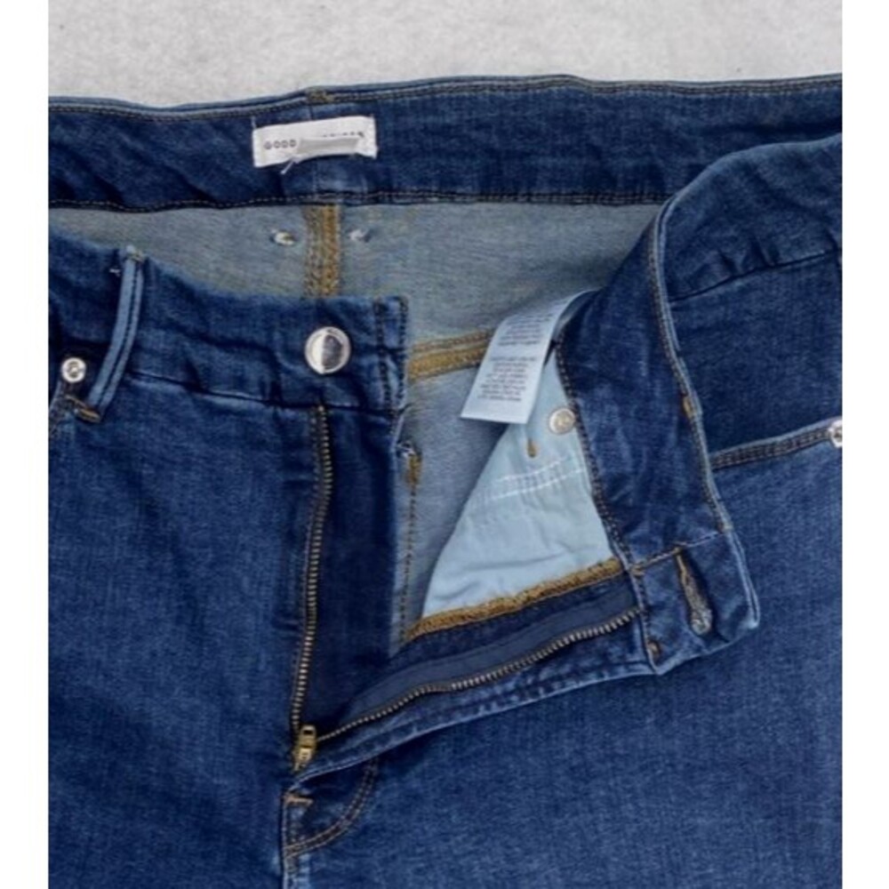 Good American Good Legs Skinny Jeans Women’s Blue GLDV873T W36 L26 Size 15 - Picture 6 of 11